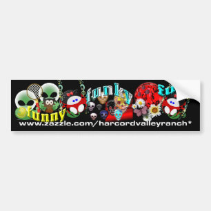 Funny Funky Fun Bumpersticker
