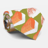 Funny Funky Sushi Stropdas met je favoriete sushi (Opgerold)