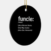 Funny Funny Definition Gift | Oom Gifts Keramisch Ornament (Rechts)