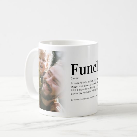 Funny Funny Definition oom Photo Coffee Mok (Voorkant links)