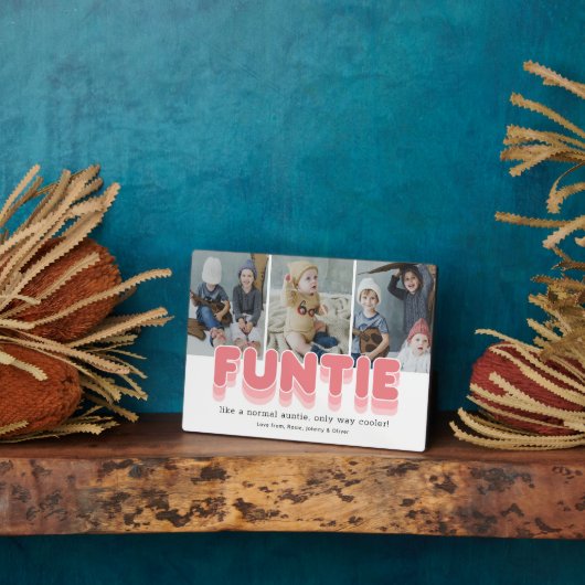 Funny Funtie Aunt Foque Fotoplaat (Zijkant)