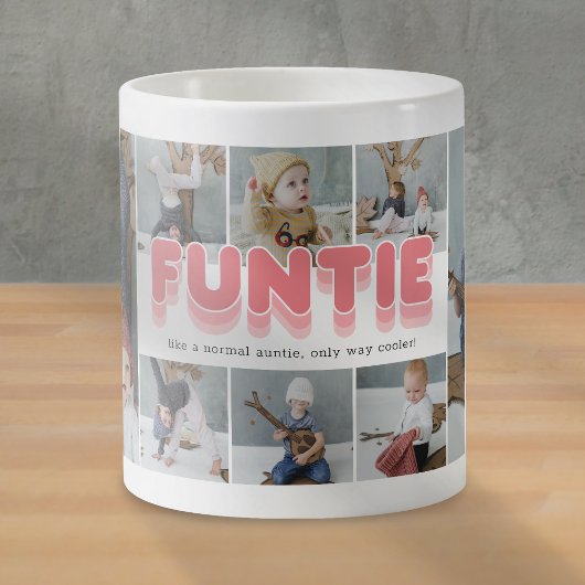 Funny Funtie Auntie Foto Collage Koffiemok