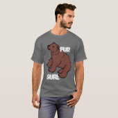 Funny Fur Sure Beer T-shirt (Voorkant volledig)