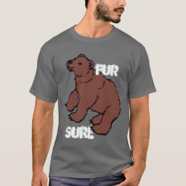 Funny Fur Sure Beer T-shirt