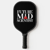 Funny Future Mad Scientist met Chemistry Beaker Pickleball Paddle (Achterkant)