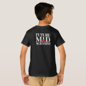 Funny Future Mad Scientist met Chemistry Beaker T-shirt (Achterkant volledig)