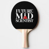Funny Future Mad Scientist met Chemistry Beaker Tafeltennisbatje (Achterkant)