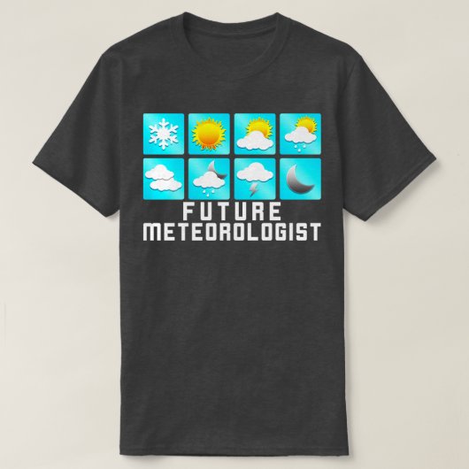 Funny Future Meteoroloog Storm Chaser Tornado T-shirt (Design voorkant)