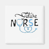Funny Future Nurse Nursing School Student Nurse In Magneet (Voorkant)