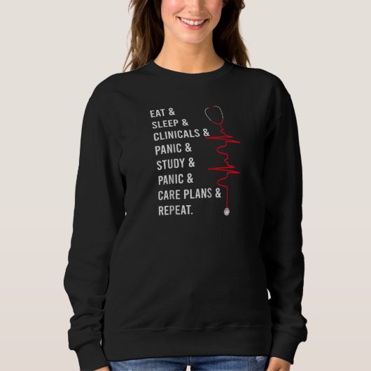 Funny Future Nursery School Nurse Raglan Trui (Voorkant)