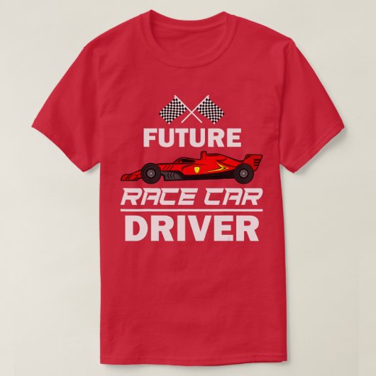 Funny Future Race Car Driver Cft voor kinderen T-shirt (Design voorkant)