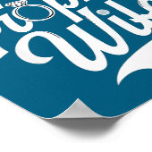 Funny Future Trophy Wife Engagement Bride Sarcasti Poster (Hoek)