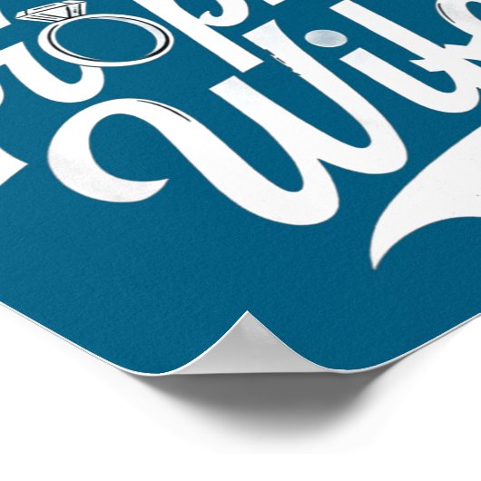 Funny Future Trophy Wife Engagement Bride Sarcasti Poster (Hoek)