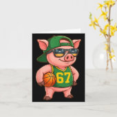 Funny G Basketball 67 Gen Alpha Slang Srts Men Boy Kaart (Gele Bloem)