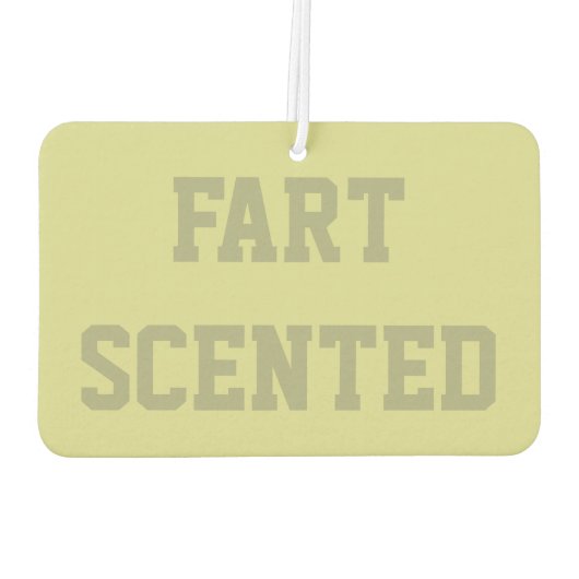 Funny Gag Gift Air Freshener Luchtverfrisser (Achterkant)