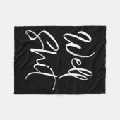 Funny Gag Gift Sarcastic Profanity Quote Saying We Fleece Deken (Voorkant (Horizontaal))