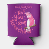 Funny Galah Cockatiel Blikjeskoeler (Voorkant)