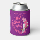 Funny Galah Cockatiel Blikjeskoeler (Blikje Achterkant)