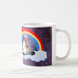 Funny Galaxy Rainbow Princess Skateboard Cat Mok