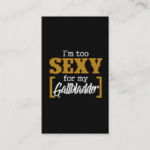 Funny Gallblaas Surgery Recovery Visitekaartje (Voorkant)