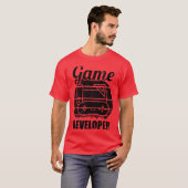 Funny Game Developer family T-shirt (Voorkant volledig)