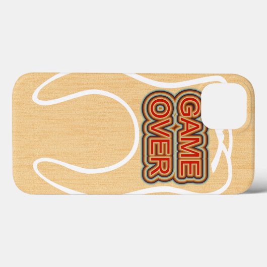 Funny Game over Case-Mate iPhone Case (Achterkant (horizontaal))