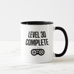 Funny Gamer 30th Birthday Level 30 Complete Mok