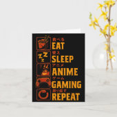 Funny Gamer Anime Graphic Tee Men Boys Teens Video Kaart (Gele Bloem)