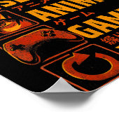 Funny Gamer Anime Graphic Tee Men Boys Teens Video Poster (Hoek)