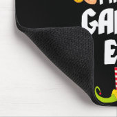 Funny Gamer Elf Matching Family Group Pj Christmas Muismat (Hoek)