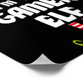 Funny Gamer Elf Matching Family Group Pj Christmas Poster (Hoek)