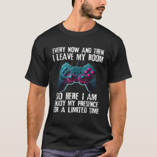 Funny Gamer Gezegden voor Boys Tiener Videogame Ga T-shirt