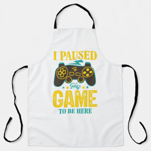 Funny Gamer Gift - I Paused My Game to be Here Schort