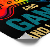 Funny Gamer Graphic Tee For Boys Teens Kids Video Poster (Hoek)