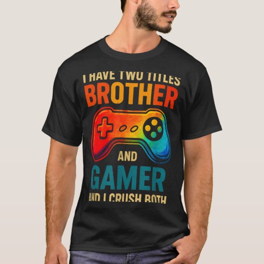 Funny Gamer Graphic Tee For Boys Teens Kids Video  T-shirt (Voorkant)