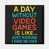 Funny Gamer Graphic Tee Men Boys Teens Video Gamin Magneet (Voorkant)