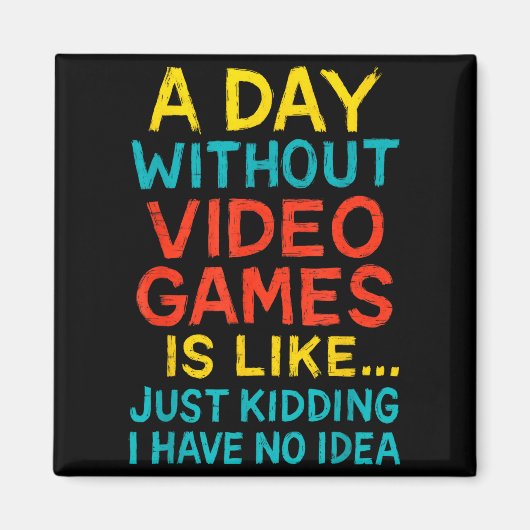 Funny Gamer Graphic Tee Men Boys Teens Video Gamin Magneet (Voorkant)