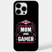 FUNNY GAMER MOM iPhone case (Achterkant)