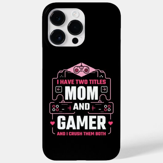 FUNNY GAMER MOM iPhone case (Achterkant)