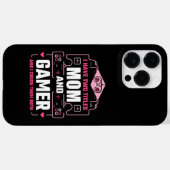 FUNNY GAMER MOM iPhone case (Achterkant (horizontaal))