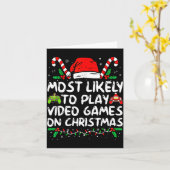 Funny Gamer Most Likely To Play Video Games On Chr Kaart (Gele Bloem)