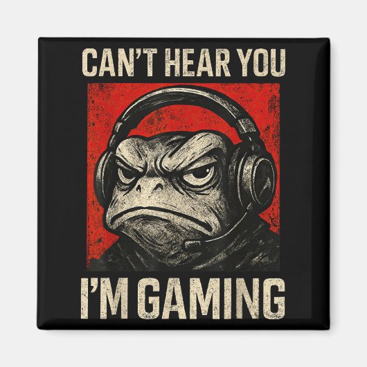 Funny Gamer Mpy Frog Art Men Women Boys Video Gami Magneet (Voorkant)