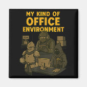 Funny Gamer Office Work Sarcasm Gamer Nerd Office  Magneet (Voorkant)