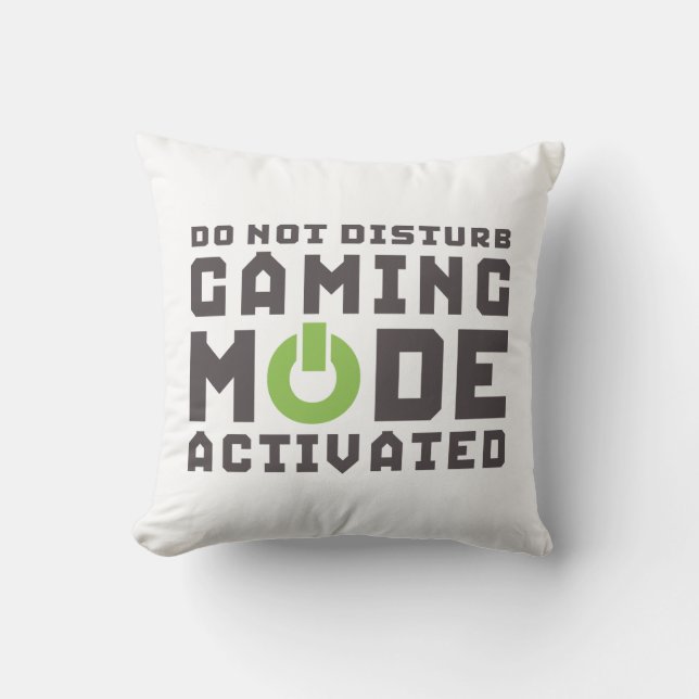 Funny Gamer Pillow voor Video Games Geek Gaming Pr Kussen (Voorkant)