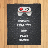 Funny Gamer Quotes Fleece Deken