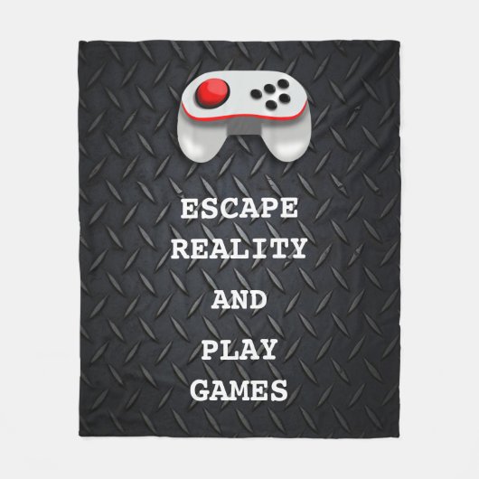 Funny Gamer Quotes Fleece Deken (Voorkant)