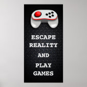 Funny Gamer Quotes Poster (Voorkant)