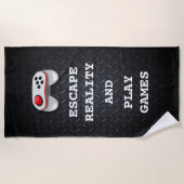 Funny Gamer Quotes Strandlaken (Voorkant)