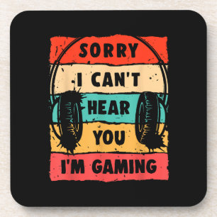 Funny Gamer Shirt voor Tiener Jongens Mannen Video Bier Onderzetter