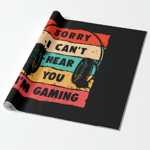 Funny Gamer Shirt voor Tiener Jongens Mannen Video Cadeaupapier